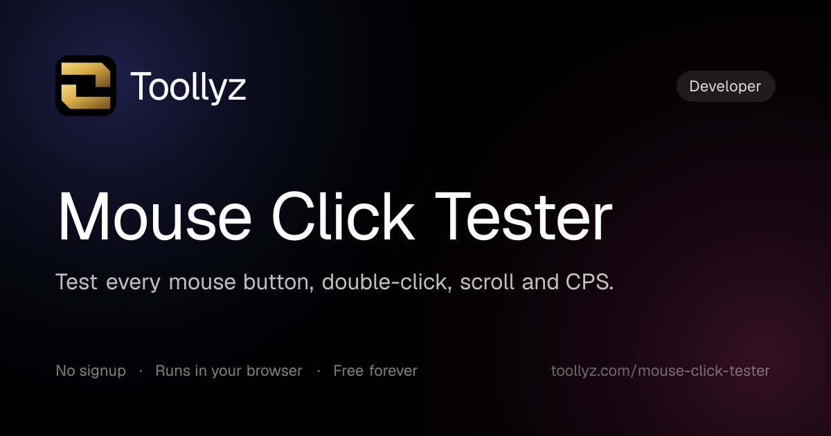 Mouse Click Tester — Buttons, Double-Click, Scroll & CPS